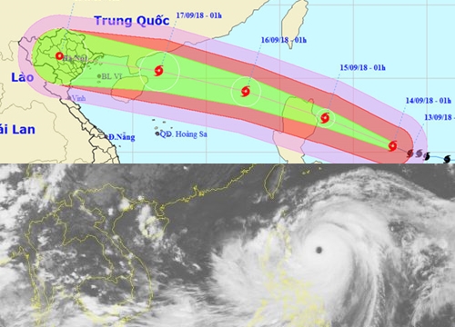 Hà Nội lên kế hoạch ứng phó siêu bão Mangkhut