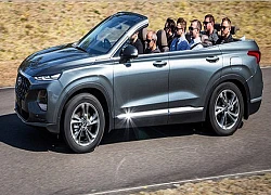 Hyundai SantaFe mui trần bất ngờ xuất hiện