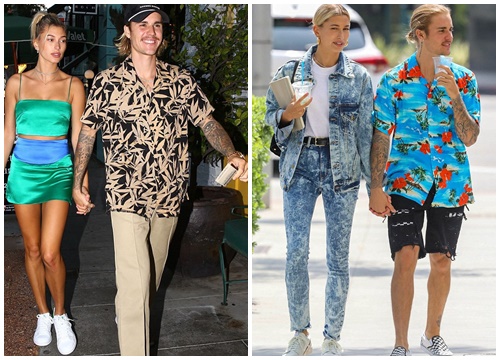 Justin Bieber năng diện áo chim cò, quyết tâm theo đuổi hình tượng "ông chú đã có vợ"