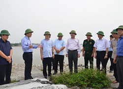 Kiểm tra công tác phòng, chống bão số 5 và siêu bão Mangkhut tại huyện Thái Thụy và Tiền Hải