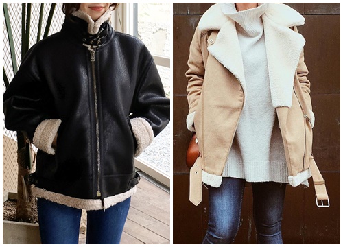 Mẫu áo khoác Shearling Jacket chưa bao giờ hết hot đối với giới trẻ