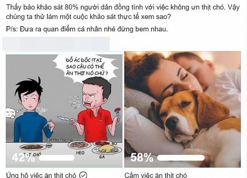 Muôn kiểu phản ứng của cư dân mạng khi Hà Nội định cấm ăn thịt chó