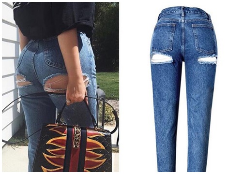 Những chiếc quần jeans "hư hỏng"