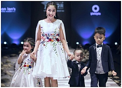 Ốc Thanh Vân cùng 3 thiên thần của mình 'chiếm sóng' sàn diễn Vietnam Junior Fashion Week