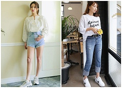 Quần jeans + áo trắng: Không cần suy nghĩ để có một set đồ thời trang