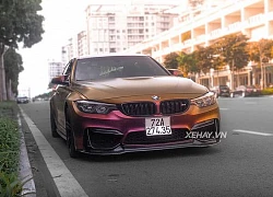 Sài Gòn: BMW M3 thu hút với dàn áo màu tán sắc độc đáo