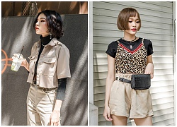 Street style 2 miền: trời sang thu, các bạn trẻ vẫn mê mệt crop top và quần cạp cao "hot hit" của mùa hè