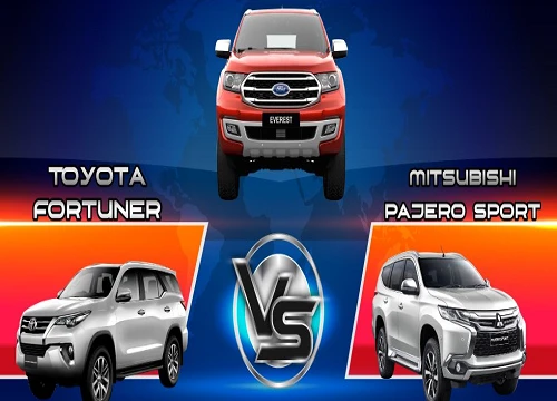 SUV 7 chỗ hầm hố giá 1 tỷ: So găng Ford Everest, Toyota Fortuner, Mitsubishi Pajero Sport