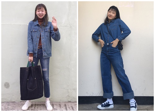 Thích diện denim jacket và jeans, tại sao bạn không thử kết hợp chúng với nhau?