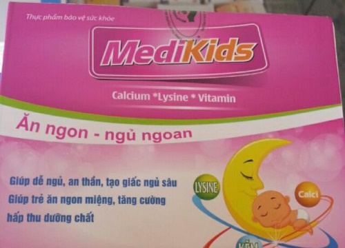 Thu hồi sản phẩm Medikids cho trẻ em