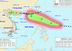 Tin bão mới nhất: Siêu bão MANGKHUT sẽ gây mưa rất to cho Bắc Bộ