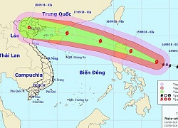 Tin cuối về cơn bão số 5 Barijat: Có thể ảnh hưởng Bắc Bộ và Bắc Trung Bộ ngày 17.9 - 18.9.