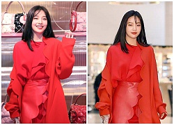 Tội cho Joy (Red Velvet), trời mới chớm vào thu mà đã bị stylist tống cho set đồ mặc vào ngày đại hàn