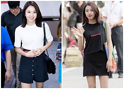 TWICE Chaeyoung cực dễ thương với thời trang sân bay đáng học hỏi