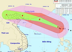 Bão Mangkhut giảm cường độ, không còn là siêu bão khi vào Biển Đông