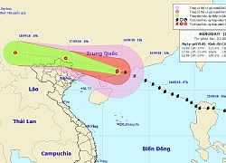 Bão MANGKHUT giật cấp 15 hoành hành Trung Quốc, miền Bắc mưa to từ ngày mai