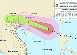 Bão MANGKHUT giật cấp 17 áp sát Trung Quốc, miền Bắc sắp mưa lớn