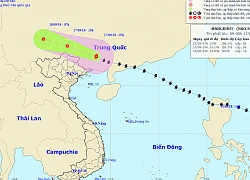 Bão số 6 bắt đầu gây mưa ở miền Bắc