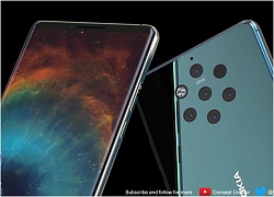 Choáng váng trước concept Nokia 9 có màn hình cong và 5 camera sau, các đối thủ "chóng mặt"