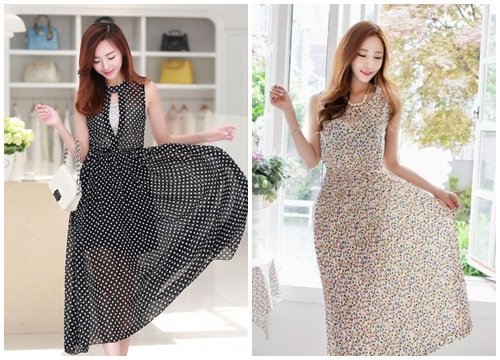 Đầm maxi luôn hiện hữu trong làng thời trang hè