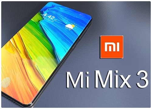 Mặt trước của Xiaomi Mi MIX 3 bị lộ thông qua tấm kính cường lực