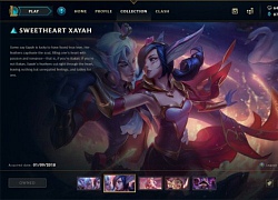 [PBE 8.19 lần 3] Riven Quán Quân có màu Hoàng Kim, trang phục Xayah Uyên Ương cập nhật cốt truyện "ngôn tình"