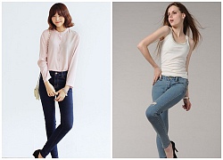 Quần jeans nữ lưng cao đẹp hè 2018 cho nàng chân thon quyến rũ