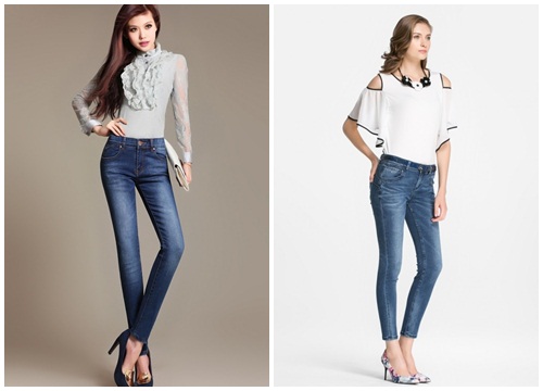 Quần jeans skinny cực trẻ cho bạn nữ diện hè 2018