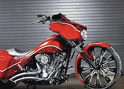 "Soi" dàn chân siêu môtô Harley-Davidson độ bagger cực độc