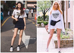 Street style giới trẻ Hàn tuần qua: croptop lên ngôi, quần cạp cao vẫn được ưa chuộng