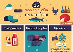 15 món ăn tưởng như vô hại nhưng bị cấm trên thế giới