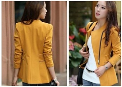 3 kiểu áo khoác blazer nữ đẹp form dáng Hàn Quốc đông 2018 2019