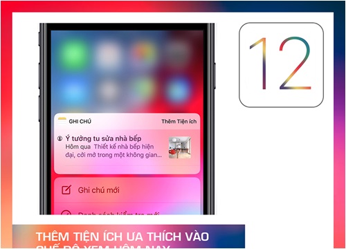 Điểm danh 12 tính năng mới chỉ có mặt trên iOS 12