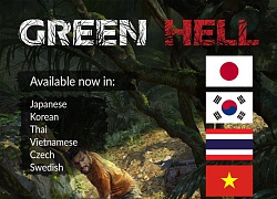 Game sinh tồn cực hot "Green Hell" chính thức được cập nhật 100% Tiếng Việt