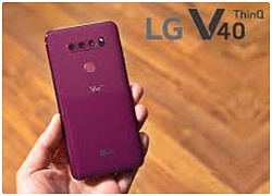 LG V40 ThinQ rò rì thiết kế mặt trước, vẫn là tai nhỏ