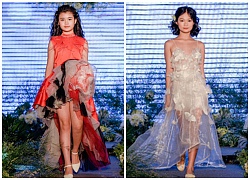 Mẫu nhí Hà thành tự tin trình diễn thời trang trên sàn catwalk