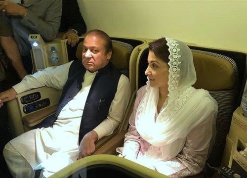 Pakistan thả cựu Thủ tướng bị phế truất Nawaz Sharrif và con gái