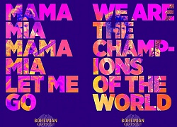 Phim âm nhạc 'Bohemian rhapsody' tung dàn poster mới đầy ấn tượng