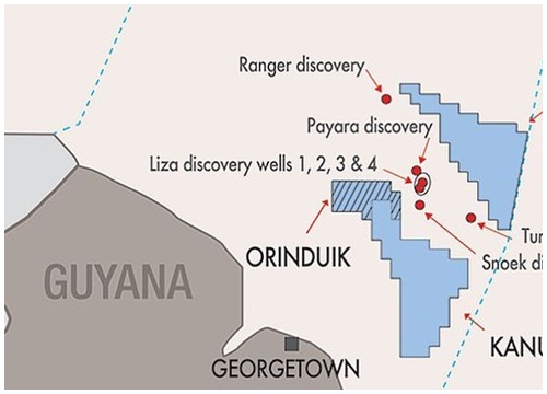 Total mua lại 25% cổ phần tại Lô Orinduik, ngoài khơi Guyana