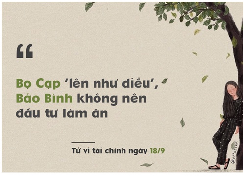 Tử vi hôm nay (18/9) về tài chính của 12 cung hoàng đạo: Bọ Cạp 'lên như diều'