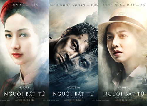 Ca nương Jun Vũ bí ẩn, Quách Ngọc Ngoan ma quái trong loạt poster hấp dẫn của Người Bất Tử