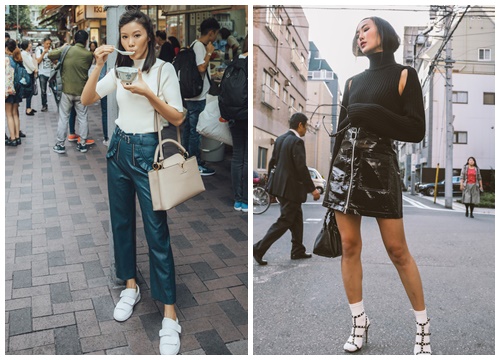 Cá tính nổi loạn hay thanh lịch nhẹ nhàng - bạn đều bắt gặp ở street style của quý cô châu Á tuần này