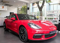 Chi tiết Porsche Panamera màu đỏ giá 6,3 tỷ đồng tại VN