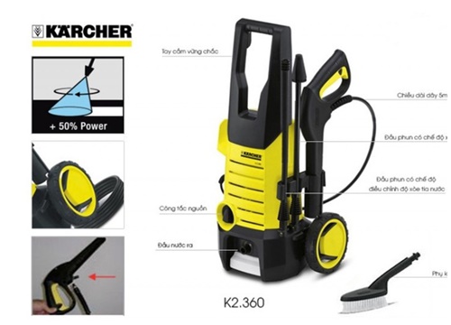 Điều gì giúp máy rửa xe Karcher chinh phục người dùng?