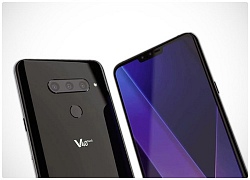 LG V40 ThinQ lộ ảnh mặt trước, có tai thỏ, camera selfie kép