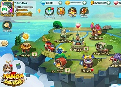 Manga Siêu Quậy khoe tính năng đánh chiếm thành trì, đoạt tài nguyên tương tự như Clash of Clans