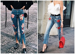 Những gợi ý phối hợp trang phục cùng xu hướng denim thêu