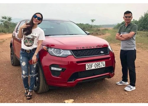 Nữ blogger an xinh trương tậu land rover discovery sport dynamic 4 tỷ đồng