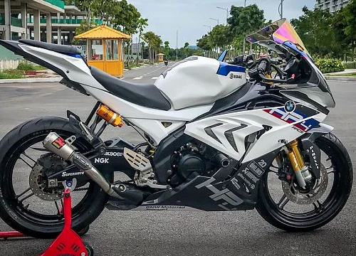 Yamaha R15 hóa 'cá mập chúa' BMW HP4 Race bởi thợ Việt