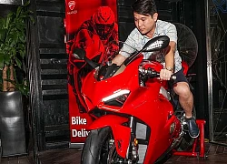 Biker Hà Nội sớm sở hữu siêu môtô Ducati Panigale V4 vừa nhập từ Thái Lan